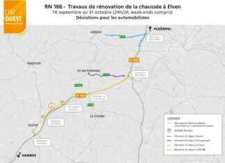Déviations pour contourner le chantier de RN 166 dans le Morbihan news-15092024-180419