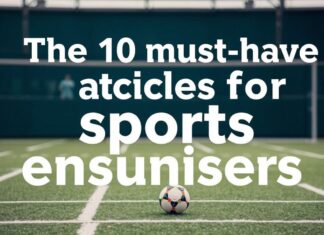 Les 10 articles incontournables pour les passionnés de sport The 10 must-have articles for sports enthusiasts